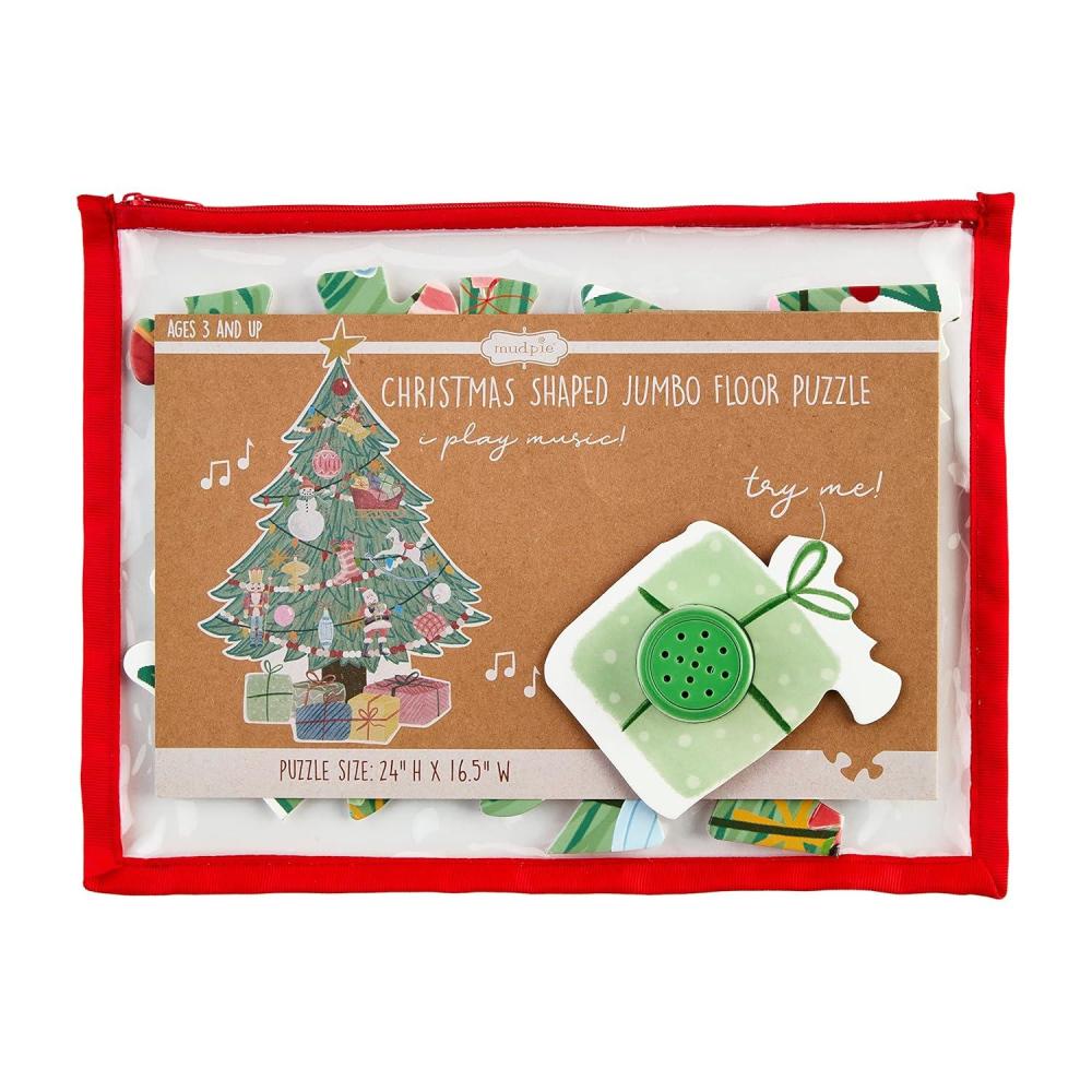 image:imageMud Pie Kids Jumbo Christmas Tree Puzzle 25 12 x 22