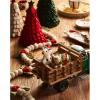 Mud Pie Boxed Farm Felt Christmas Ornaments, 2 1/2″ x 2 3/4″