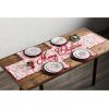 Mud Pie Ceramic Holly Platter; platter 6 3/4″ x 11 3/4″ | spreader 5 1/2″