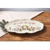 Mud Pie Farm Nativity Platter, 11″ x 17 1/2″, Red