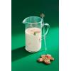 Mud Pie Glass Candy Cane Pitcher; Pitcher 50 Oz | Stirrer 10 1/2″