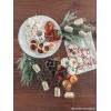 Mud Pie Tree Board Set, Santa, board 7 3/4″ x 8 3/4″ | spreader 5″