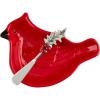 Mud Pie Cardinal Tidbit; dish 5 1/2″ x 6 1/2″ | spreader 5 1/2″