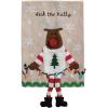 Mud Pie Christmas Reindeer Dangle Leg Towel