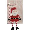 Mud Pie Christmas Santa Dangle Leg Towel