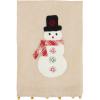 Mud Pie Felt Applique Farm Towels, Snowman, 21″ x 14″