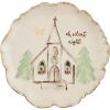 Mud Pie Round Church Platter; 12″ dia