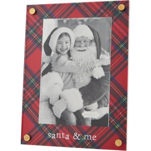 Mud Pie Acrylic Santa Frame; 8″ x 6″