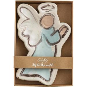 Mud Pie Christmas Sideways Angel Tidbit Dis
