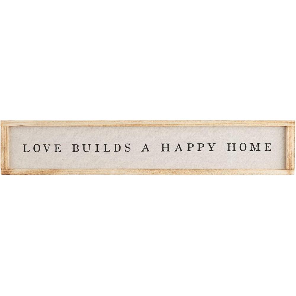 image:imageMud Pie Canvas Backed Plaque Love 65 x 35