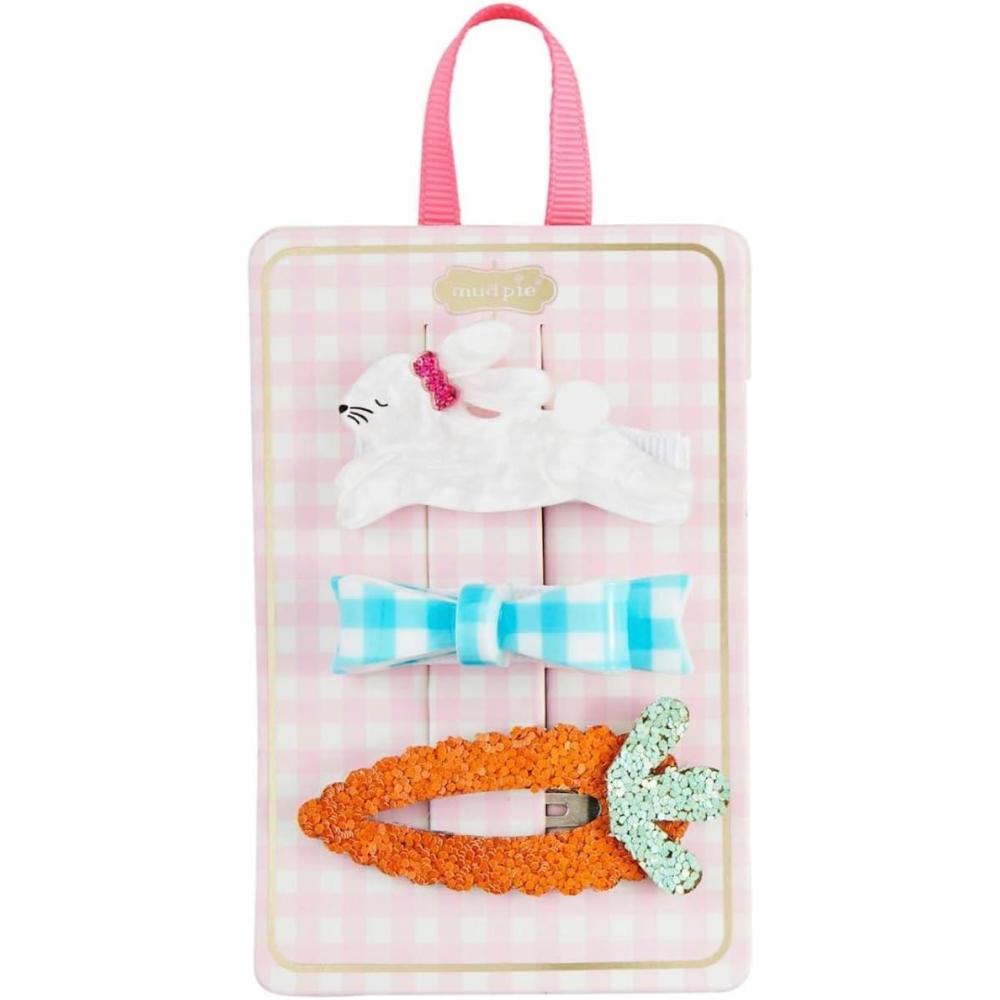 image:imageMud Pie Childrens Pink Easter Hair Clips
