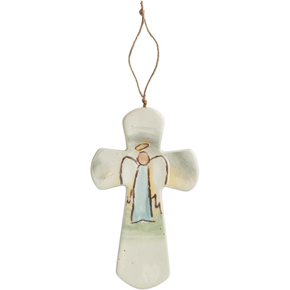 image:imageMud Pie Christmas Angel Painted Cross