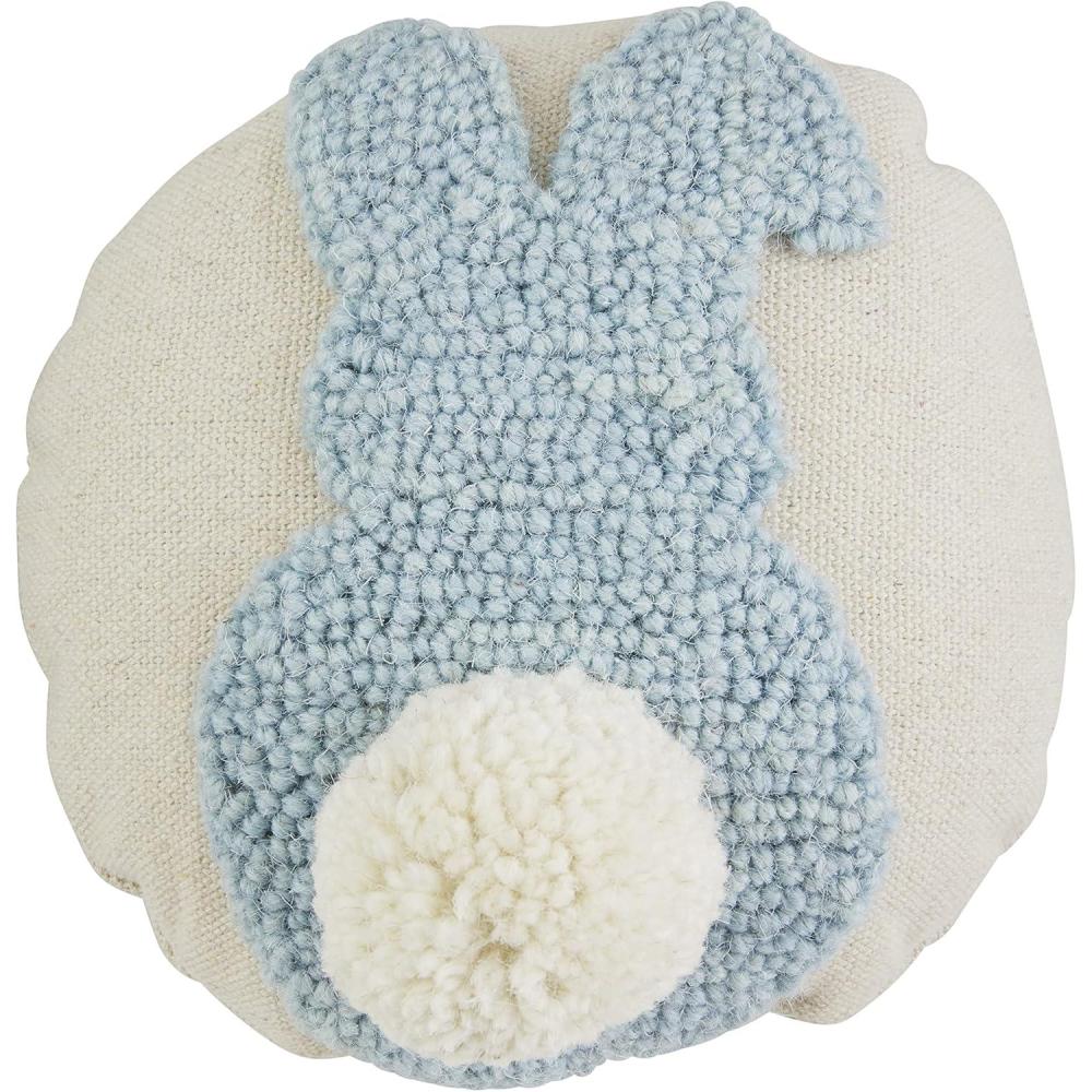 image:imageMud Pie Easter Mini Hook Pillow Bunny Tail 8 x 8Bunny Tail