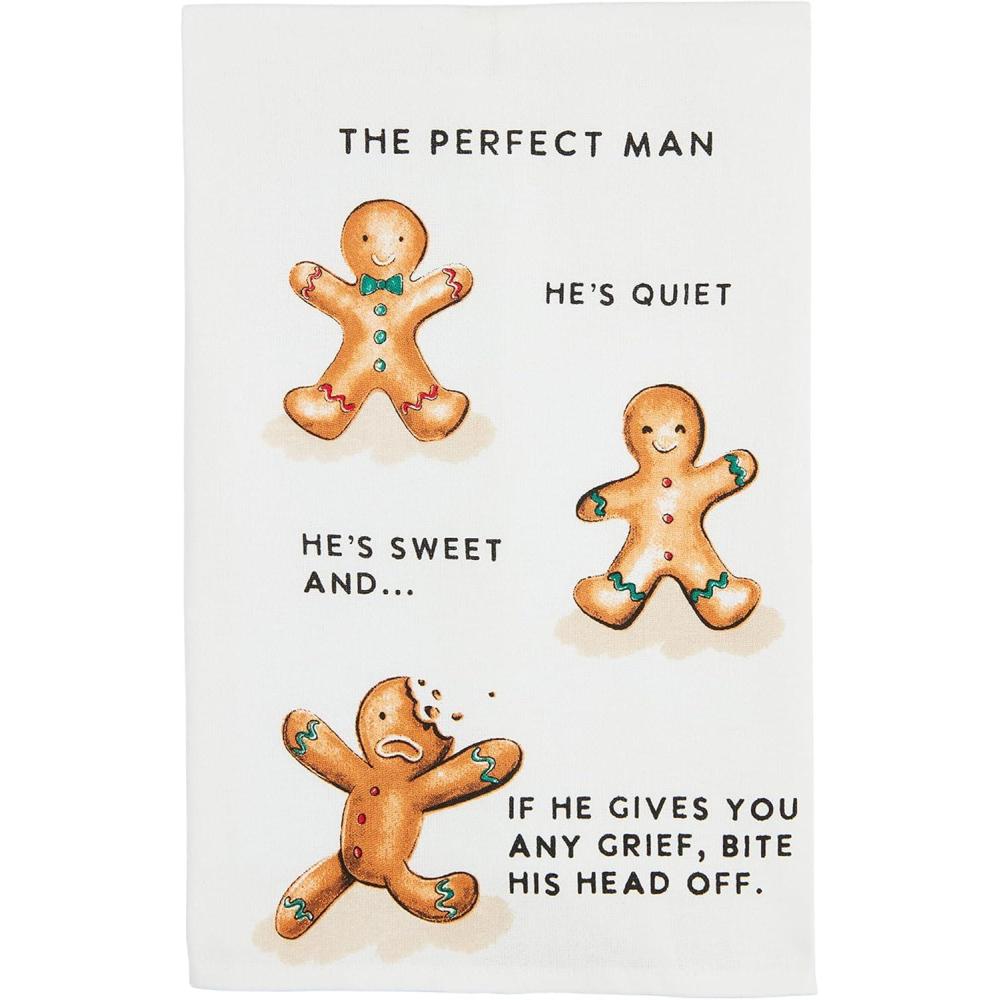 image:imageMud Pie Gingerbread Man Towel Perfect 26 x 16 12