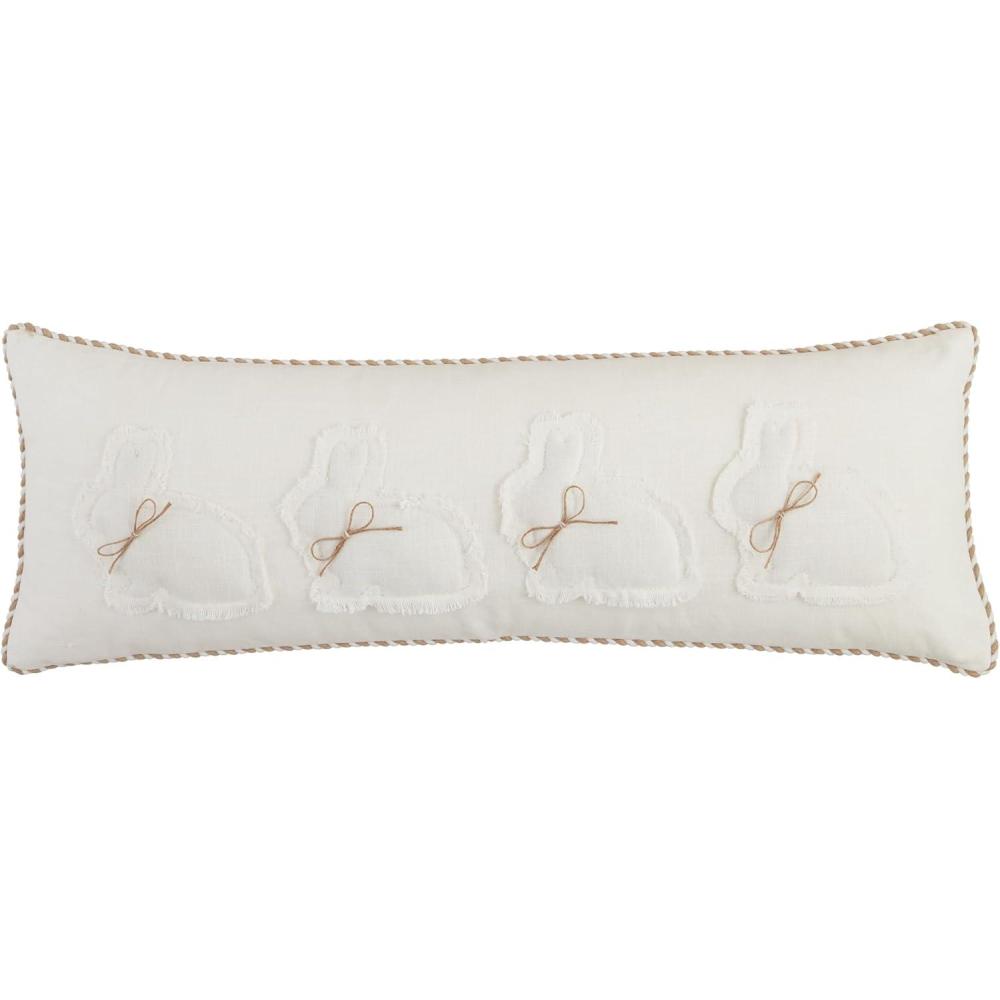 image:imageMud Pie Long Spring Bunny Pillow Long 11 x 32Long