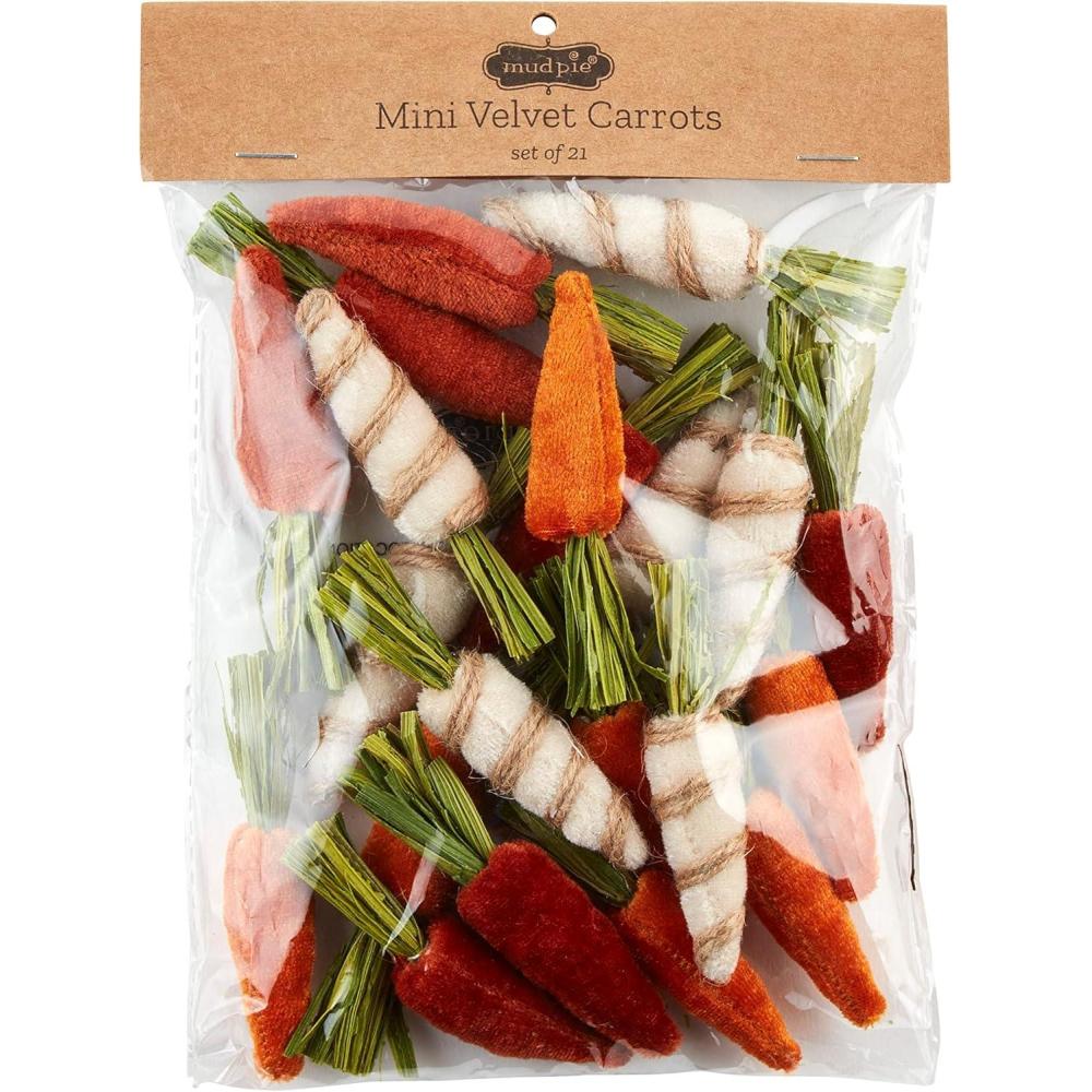 image:imageMud Pie Mini Velvet Carrots Set Multi 3 12