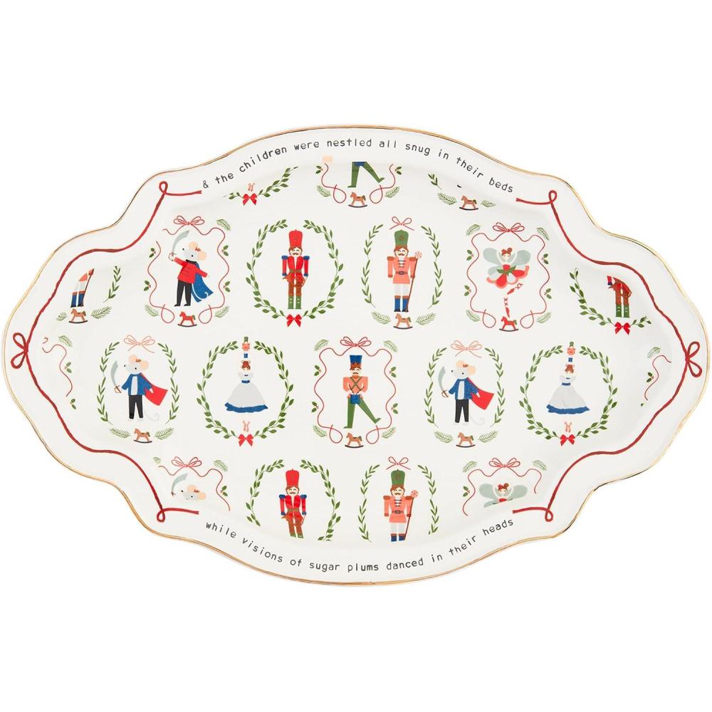 image:imageMud Pie Nutcracker Christmas Platter 10 12 x 16 14