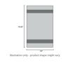 Mud Pie Bunny Board and Towel Set, White, 16 1/4″ x 10″