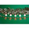 Mud Pie Christmas Tin Garland, Santa, 5″ x 60″
