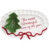 Mud Pie Christmas Wonderful Time of The Year Tray & Tidbit Set