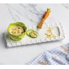 Mud Pie Easter Bunny Tray, Cabbage Tidbit Bowl, and Carrot Spreader Set