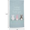 Mud Pie Easter Waffle Towel, Truck, 8″ x 12.5″(Bunnies)