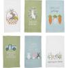 Mud Pie Easter Waffle Towel, Truck, 8″ x 12.5″(Bunny in Flower)