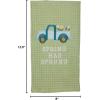 Mud Pie Easter Waffle Towel, Truck, 8″ x 12.5″(Truck)
