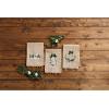 Mud Pie Embroidery Bell Christmas Towel, House, 21″ x 14″
