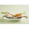 Mud Pie Fabric Carrot Décor, 15″, Orange Buffalo(1 Count (Pack of 2))