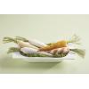 Mud Pie Fabric Carrot Décor, 15″, White(White)