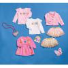 Mud Pie Girls’ Mud Pie Kids Boucle Heart Sweatshirt Dress(Pink)