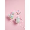 Mud Pie Handle Mugs, Bunny; 4″ x 3.5″(Happy)