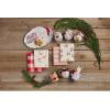 Mud Pie Stoneware Christmas Ornament, Santa, 4″ Dia