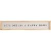 Mud Pie Canvas Backed Plaque, Love, 6.5″ x 35″