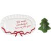 Mud Pie Christmas Wonderful Time of The Year Tray & Tidbit Set
