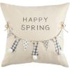 Mud Pie Easter Banner Applique Pillow, 18″ x 18″, Bunny(Bunny)