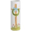 Mud Pie Easter Blue Bow Cross Bud Vase(Blue)