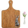Mud Pie Easter Bow Bunny Wood Board Set(Blue)