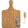 Mud Pie Easter Bow Bunny Wood Board Set(Pink)