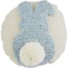 Mud Pie Easter Mini Hook Pillow, Bunny Tail, 8″ x 8″(Bunny Tail)