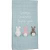 Mud Pie Easter Waffle Towel, Truck, 8″ x 12.5″(Bunnies)
