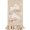 Mud Pie Embroidered Happy Towel; 21″ x 14″(Happy)