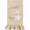 Mud Pie Embroidered Happy Towel; 21″ x 14″(Hippity)