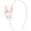 Mud Pie Little Girl Easter Bunny Acrylic Headband(White)