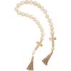 Mud Pie Oversized Heart Wood Beads(Cross)