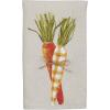 Mud Pie Painted Easter Towel, Egg, 14″ x 21″(Carrot)