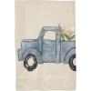 Mud Pie Painted Easter Towel, Egg, 14″ x 21″(Truck)