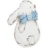 Mud Pie Tin Bow Bunny Sitter; Small 9″ x 7″