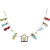 Mud Pie Tin Nativity Garland; 60″